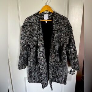 Leith boucle long blazer